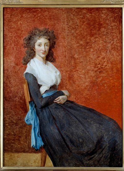 シャルル・ルイ・トルデーヌ夫人の肖像（1769-1802） ジャック・ルイ・ダヴィッド（1748-1825）の絵画 日。1,30 x 0,98 m 作： Jacques Louis David