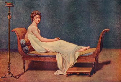 マダムレカミエの肖像、1800年、1911年 作： Jacques Louis David