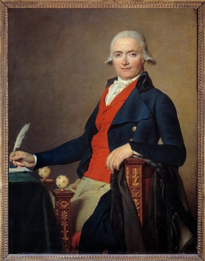 大臣ガスパール・メイヤー（1749-1799）の肖像 ジャック・ルイ・ダヴィッド（1748-1825）の絵画 1795年 作： Jacques Louis David