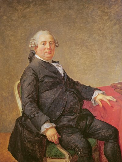 フィリップ=ローラン・ド・ジュベールの肖像（1729-82） 作： Jacques Louis David
