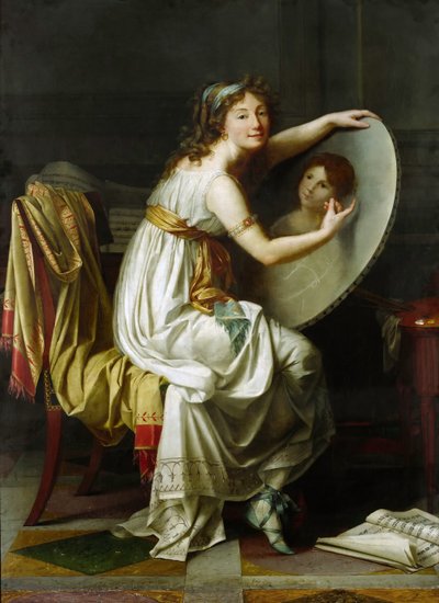 Rose Adelaide Ducreuxの肖像、c。 1800年。 作： Jacques Louis David