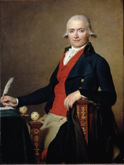大臣ガスパール・メイヤーの肖像 - 油彩・キャンバス 作： Jacques Louis David