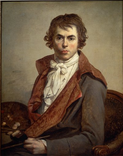 自画像 - 1794年、油彩・キャンバス 作： Jacques Louis David