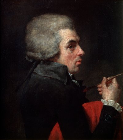 自画像、c1789。 作： Jacques Louis David