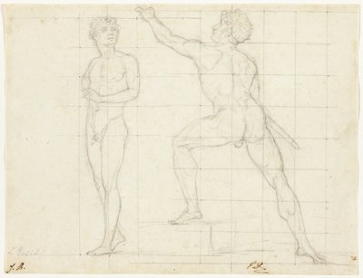 「ワシの分布」のための習作 作： Jacques Louis David