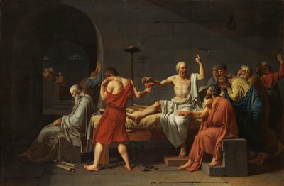 ソクラテスの死 作： Jacques Louis David