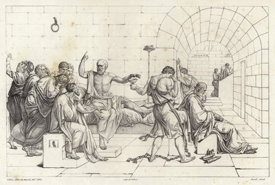 ソクラテスの死 作： Jacques Louis David