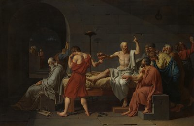 ソクラテスの死、1787年。 作： Jacques Louis David
