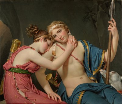 テレマコスとユーチャリスの別れ 作： Jacques Louis David