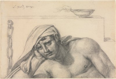 囚人、1819年。 作： Jacques Louis David