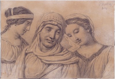 3人の女性 作： Jacques Louis David