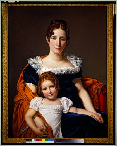 ヴィラン12世宰相とその娘 作： Jacques Louis David