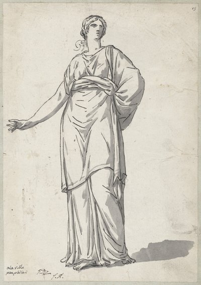 パンフィーリ邸の女 作： Jacques Louis David