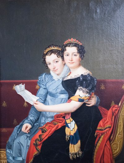 ゼナイデとシャルロット・ボナパルト 作： Jacques Louis David