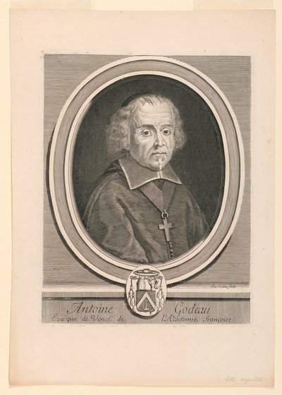 アントワーヌ・ゴドーの肖像 (1605-1672) 作： Jacques Lubin