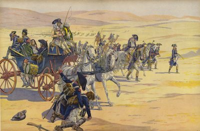 ナポレオンボンパルテと彼の軍隊の砂漠 作： Jacques Marie Gaston Onfray de Breville (Job)