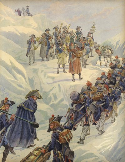 セントバーナードの通路 作： Jacques Marie Gaston Onfray de Breville (Job)