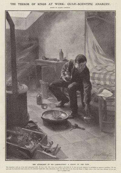 王様の仕事の怖さ：疑似科学的アナーキー（リトグラフ 作： Jacques Marie Omer Camoreyt