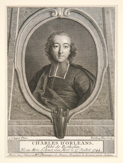 チャールズ d の肖像 作： Jacques Nicolas Tardieu
