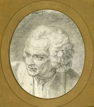 ジャン＝ジャック・ルソーの肖像 1712-1778年 1775年 作： Jacques Philippe Caresme