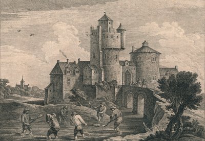 「テニエの城」、1740年。 作： Jacques Philippe Le Bas