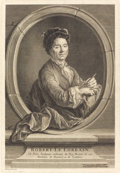 ロベール・ル・ロラン 作： Jacques Philippe Le Bas after Hubert Drouais