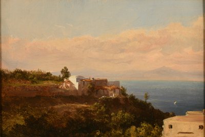 イタリアの風景 作： Jacques Raymond Brascassat