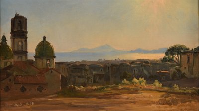 イタリアの街並み 作： Jacques Raymond Brascassat