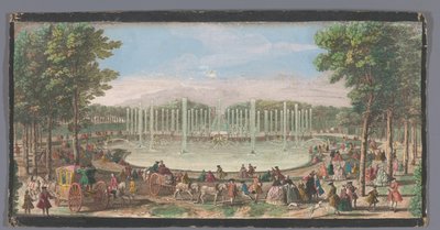ベルサイユ庭園のネプチューン貯水池の眺め Vue du Bassin de Neptune dans le Jardin de Versailles (オブジェクトのタイトル) 作： Jacques Rigaud (possibly)