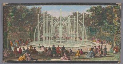 ベルサイユ庭園のボスケ デ トロワ フォンテーヌの眺め Les Trois Fontaines (オブジェクトのタイトル) 作： Jacques Rigaud (possibly)