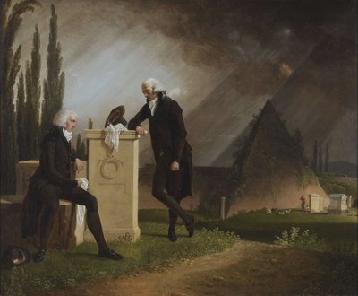 ローマのエレジー、1791 年。 作： Jacques Sablet