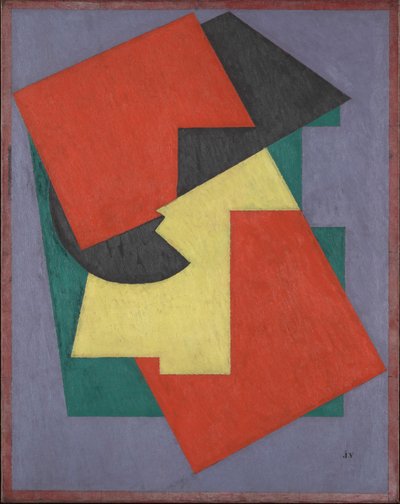 色の遠近法 (垂直) 作： Jacques Villon