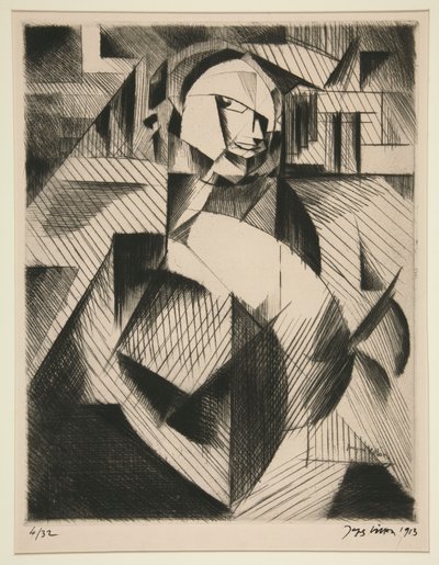 の肖像 作： Jacques Villon