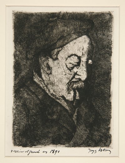 画家・版画家エミール・ニコルの肖像 (画家・版画家エミール・ニコルの肖像) 作： Jacques Villon