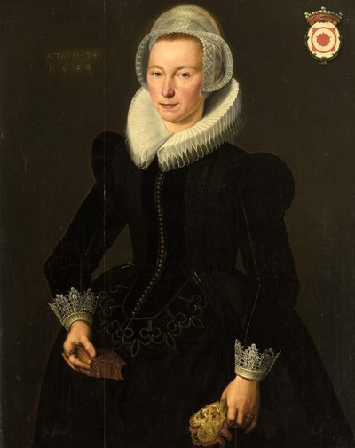 Grietje Adriaensdr Grootes (1588-1624) の肖像 作： Jacques Waben (attributed to)