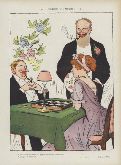 ル・リールのイラスト 作： Jacques Wely