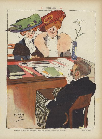 ル・リールのイラスト 作： Jacques Wely