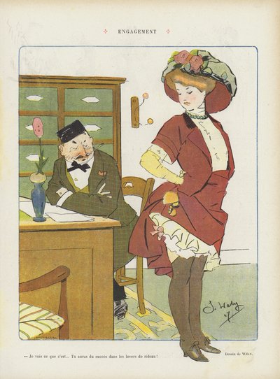 ル・リールのイラスト 作： Jacques Wely
