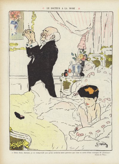ル・リールのイラスト 作： Jacques Wely