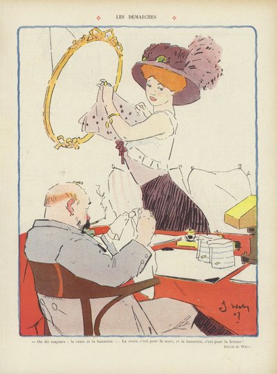 ル・リールのイラスト 作： Jacques Wely