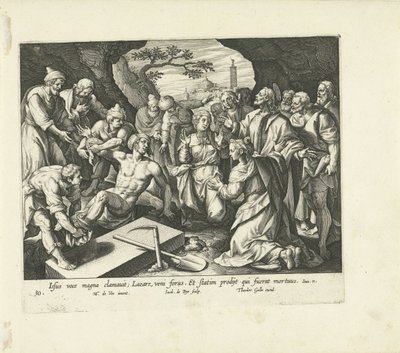 ラザロの育成 Vita, passio et Resvrrectio Iesv Christi (シリーズタイトル) キリストの生涯、受難、復活（シリーズタイトル） 作： Jacques de Bie