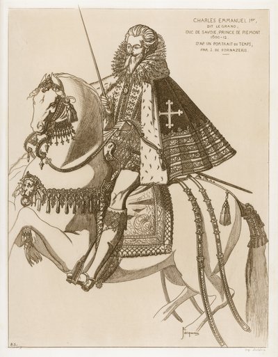 チャールズエマニュエルI 作： Jacques de Fornazeris