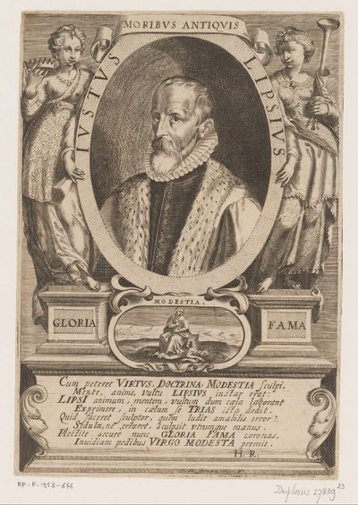 ユストゥス・リプシウスの肖像 作： Jacques de Fornazeris