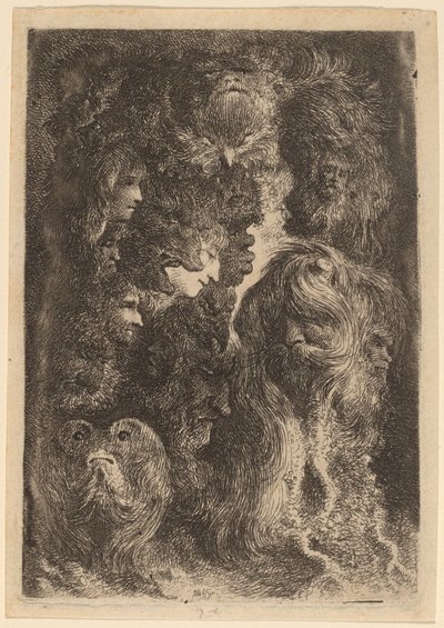 ファンタスティックヘッズ 作： Jacques de Gheyn III