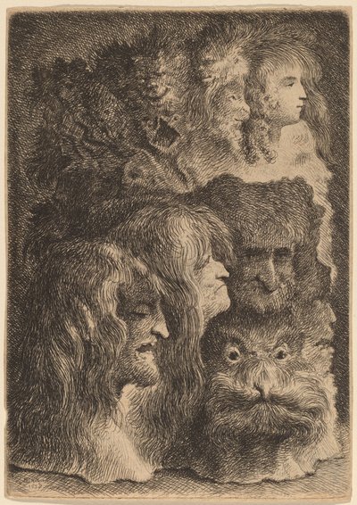 ファンタスティックヘッズ 作： Jacques de Gheyn III
