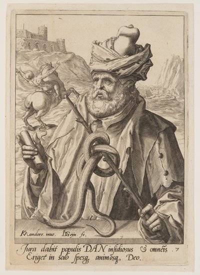 ヤコブの12人の息子』よりダン 作： Jacques de Gheyn II