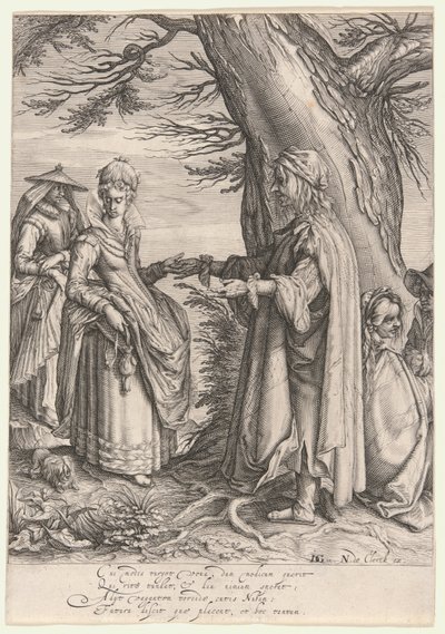 占い師 作： Jacques de Gheyn II