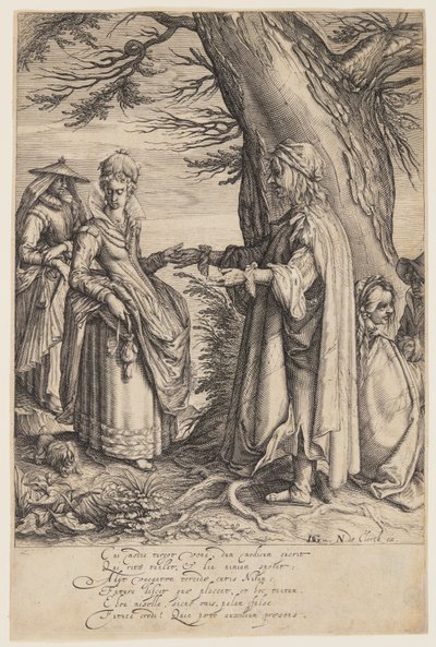 占い師 作： Jacques de Gheyn II