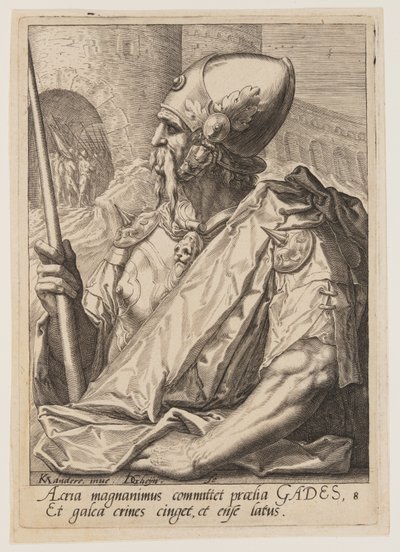 ガド、『ヤコブの十二人の息子』より 作： Jacques de Gheyn II