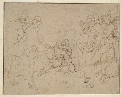 友達に試された糞山での仕事 作： Jacques de Gheyn II